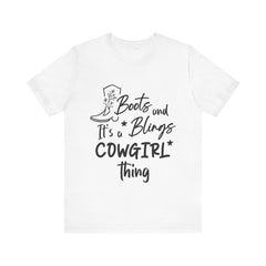 Boots and Bling, It’s a Cowgirl Thing Tee