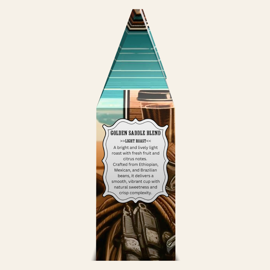 Golden Saddle – Smooth Light Roast Coffee (Bright, Crisp & Easy-Drinking) | ND Ranch Wife Coffee