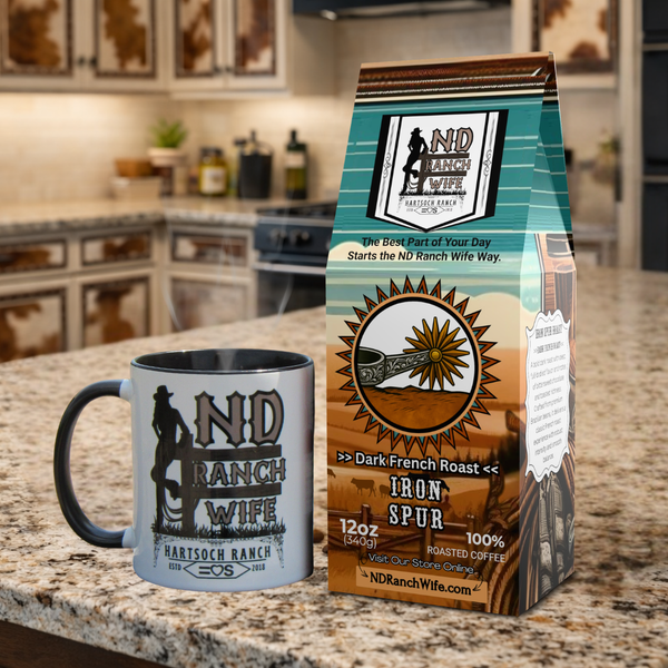 Iron Spur Roast – Dark French Roast Coffee (Bold, Rich & Full-Bodied) | ND Ranch Wife Coffee